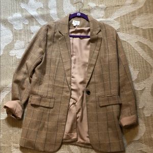 Plaid blazer